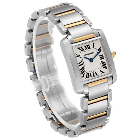 cartier two tone tank francaise.